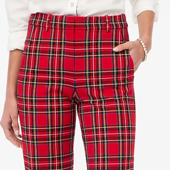 J. Crew Factory plaid Kallie Pant, Size 12 - Picture 1 of 5